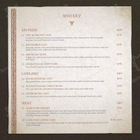 Loch Fyne menu