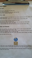 The Packet Inn Smokehouse menu