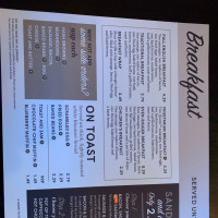 Darlington Flyer menu