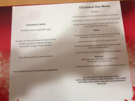 Glencairn Venue menu