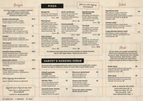 Harvey's /kitchen menu