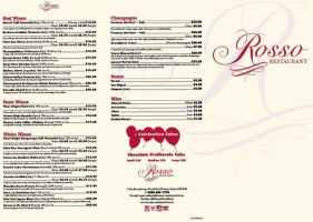 Rosso menu