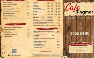 Cafe Ringmer menu