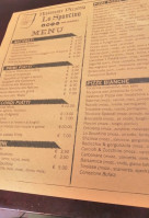 Lo Spuntino menu