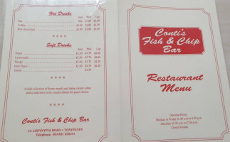 Conti's Fish Chip menu