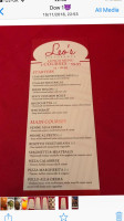 Leo's menu