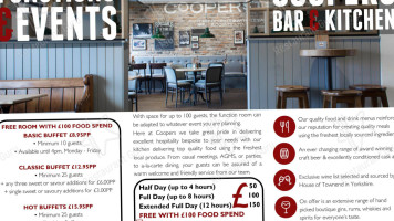 Coopers And Brasserie food