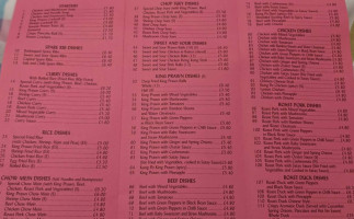 Alan's Chinese And Fish Chips menu