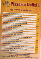 Pizzeria Delizia Di Dalla Fontana Edita C menu