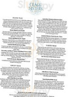 Cragg Sisters Tearoom menu