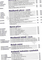 Napoli Pizza menu