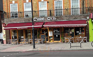 Chalet Cafe Kingsland Road inside