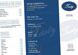 Tasty Cafe menu