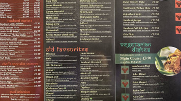 Priyas Palace menu