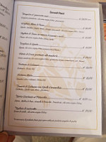 Corsaro Club menu