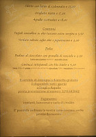 La Paninoteca Del Tagliere Toscano menu