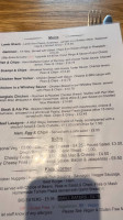 Aberglais Inn menu