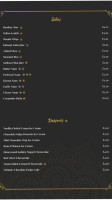 Aruvi Indian Restaurant And Bar Spennymoor menu