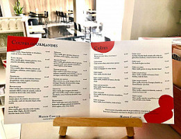 Maison Carette Ottignies menu