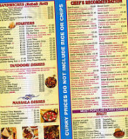 Indian Express menu
