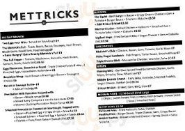 Mettricks Guildhall Place menu