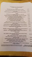 Restaurace A Penzion Imrvere menu