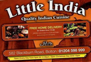 Little India menu