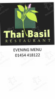 Thai Basil menu