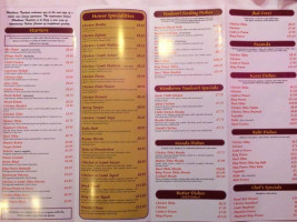 Wimborne Tandoori menu