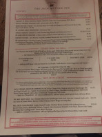The Jack Mytton Inn menu