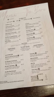 The Barn Pub Restaurant menu