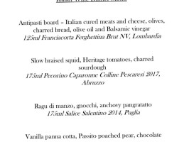 Cloisters Italian Bistro food