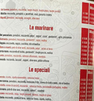 Il Pizzavendolo menu