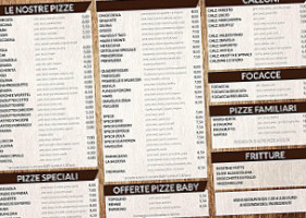 Pizzeria Lo Sfizio menu