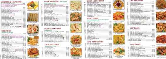 The Light Chinese Takeaway menu