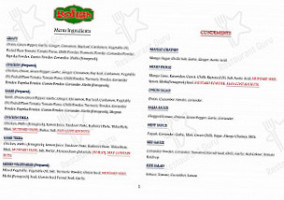 Rajputh menu