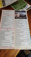 The Colliers Arms menu