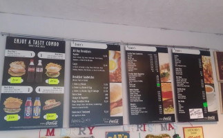 Ernies Cafe menu
