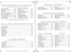 The Gulshan Brasserie (shrivenham) menu