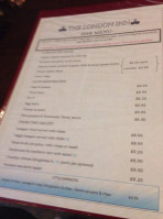 The London Inn menu