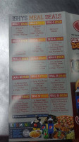 Ishys Fast Food menu