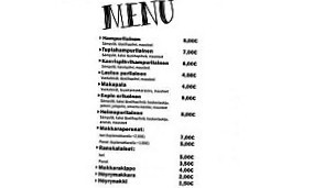 Eepin Grilli menu
