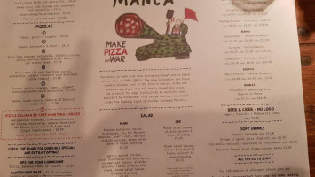 Franco Manca menu
