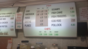 Polegate Fisheries menu