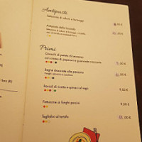 Locanda Belvedere menu