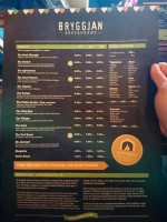 Bryggjan menu