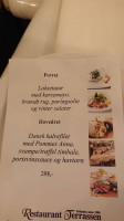 Terrassen menu