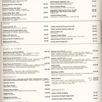 The Lamp Room menu