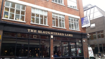 The Slaughtered Lamb food