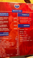 Moutai menu